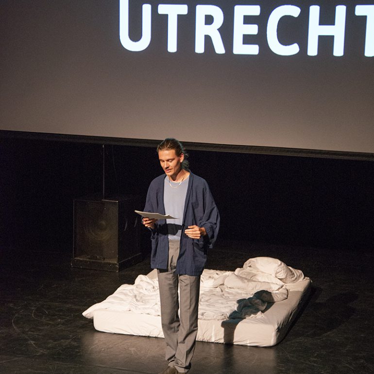 Tim Schouten lezing over activistisch theater